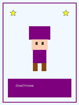 幽灵公主像素角色图，可短时间飞行穿透障碍，探索 赏金女王下载