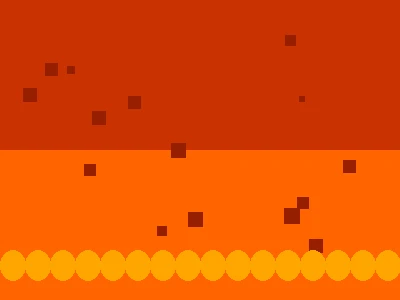 像素艺术作品：熔岩要塞，赏金女王下载 社区创作